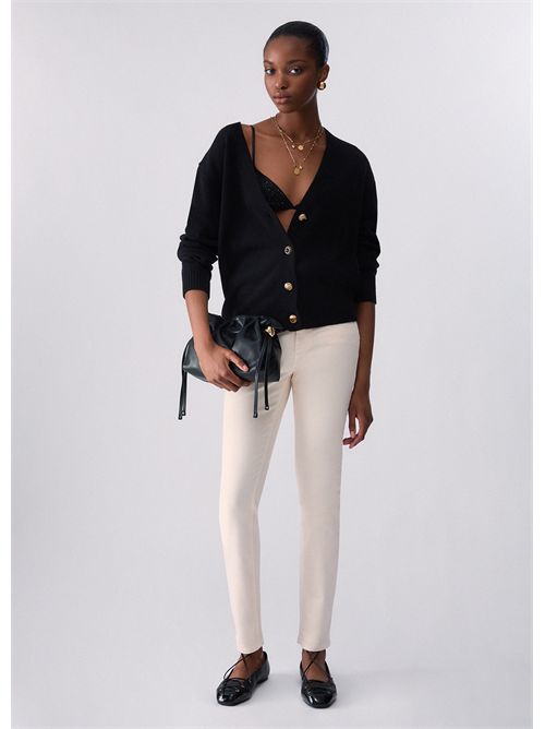 Cardigan in pura lana LIU JO | WF6417MS009/L9456